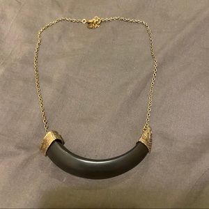 Gold statement necklace